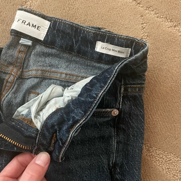 FRAME Le Crop Mini Boot Jeans sz25 - Picture 5 of 6